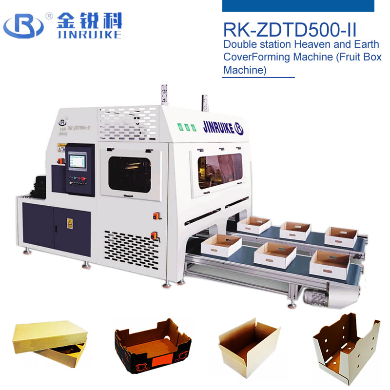 RK-ZDTD500-II Double Station Heaven and Earth Cover Forming Machine (Fruit Box Machine)