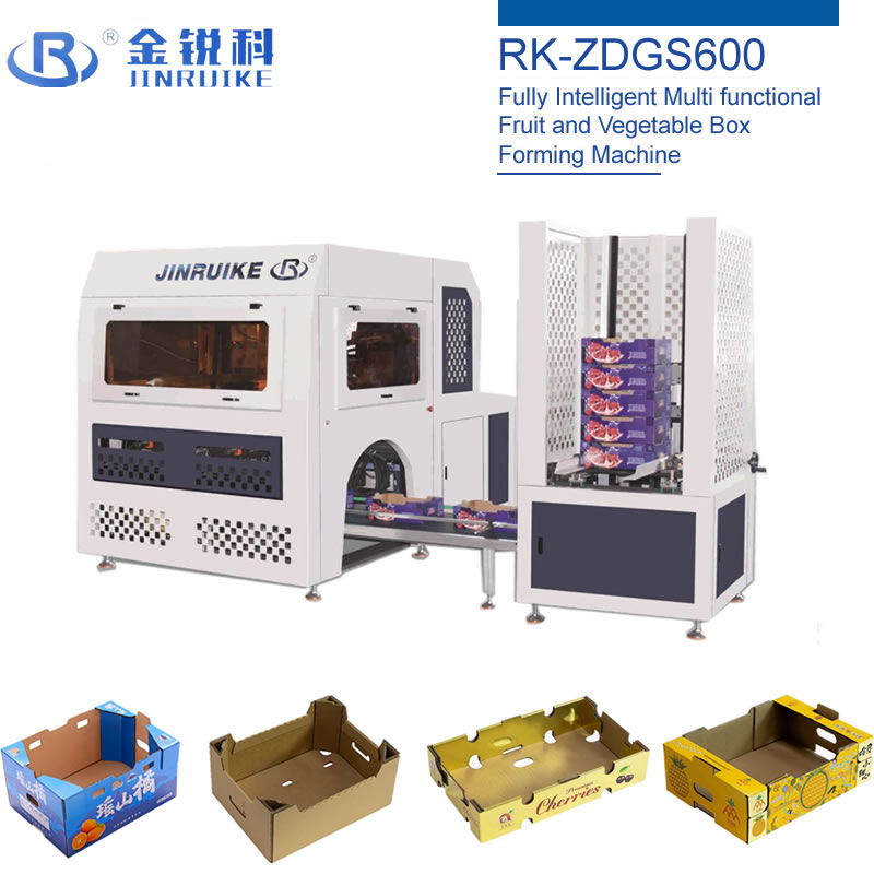 RK-ZDGS600 Fully Intelligent Multifunctional Fruit and Vegetable Box Forming Machine